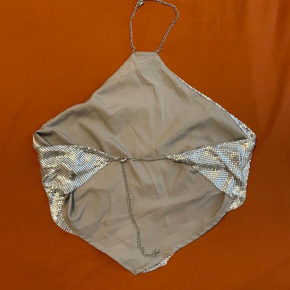 Chain Mail Halter Top - Picture 4 of 6